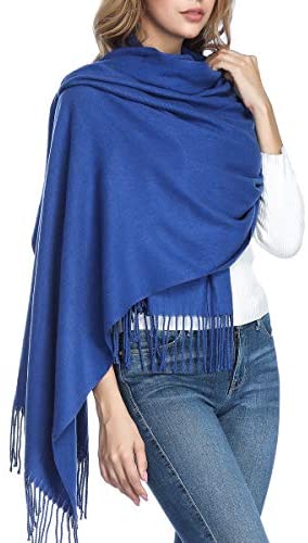 Extra Large Thick Soft Cashmere Wool Shawl Wraps for Women - PoilTreeWing Pashmina Scarf