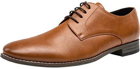 Men's Oxford Plain Toe Dress Shoes Classic Formal Derby Shoes