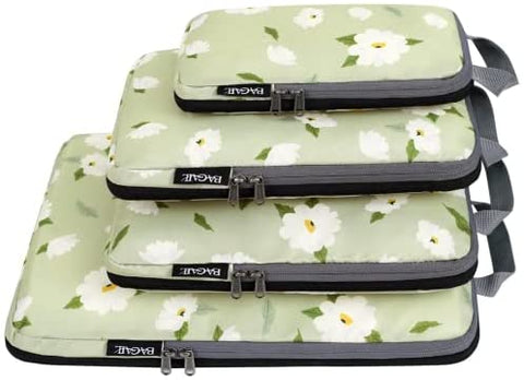 BAGAIL 4 Set/5 Set/6 Set Compression Packing Cubes Travel Expandable Packing Organizers