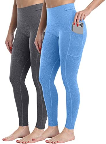 Women's 2 Pack Seamless High Waisted Yoga Pants