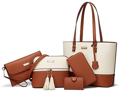 YNIQUE Satchel Purses and Handbags for Women Shoulder Tote Bags Wallets