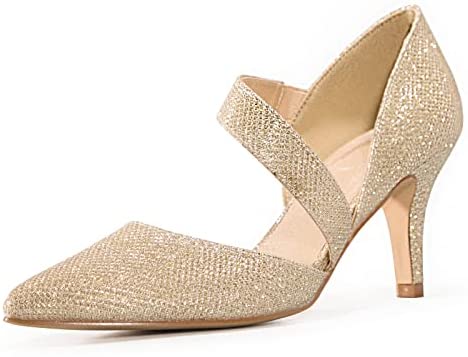 mysoft Women's Pumps Pointed Toe 3 inch Dress Shoes for Women