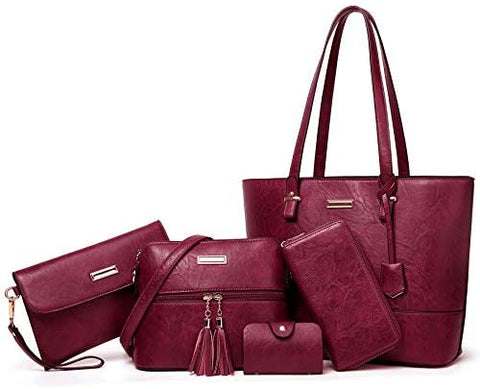 YNIQUE Satchel Purses and Handbags for Women Shoulder Tote Bags Wallets