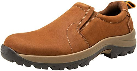 Men's Jungle Moc Casual Loafers Leather Slip-on Walking Shoes
