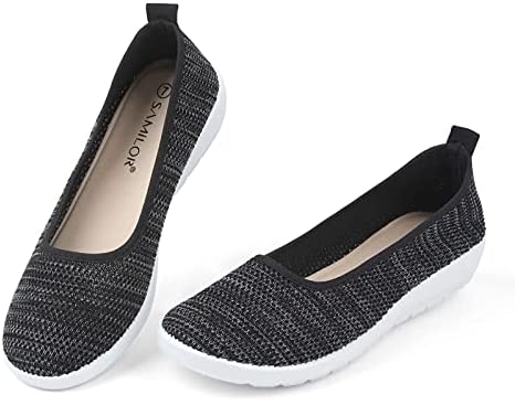 Samilor Breathable Mesh Loafers for Women Slip On Walking Shoes Platform Fashion Sneakers