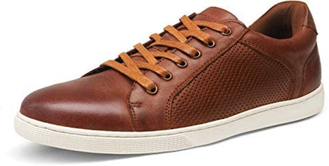 Valyrain Men's Sneakers Fashion Leather Casual Shoes Dress Sneaker Oxford Shoes