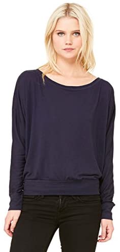 Bella Canvas Flowy L/S Off Shoulder Tee