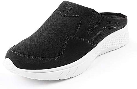 Womens Mule Sneakers - Walking Shoes for Women with Arch Support, Orthopedic Slip On Clog for Ladies