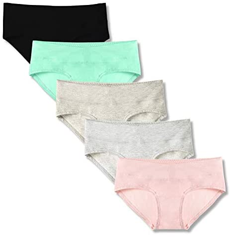 Women's Boxer Briefs 5 Pack Bamboo Viscose Soft Breathable Underwear for Women