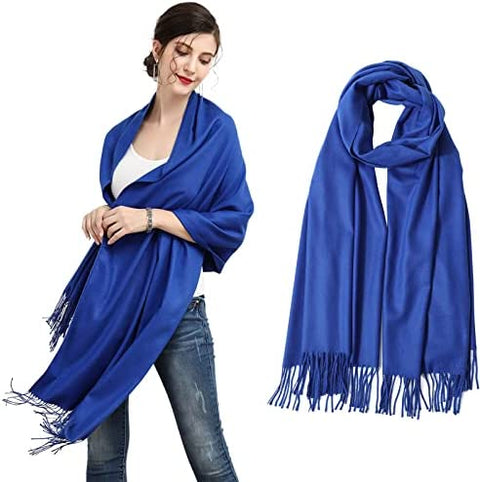 Pashmina Shawl and Wrap for Women Warm Pashmina Scarf Shawl Wrap Cashmere Feel Large Soft Wrap Warm Stole
