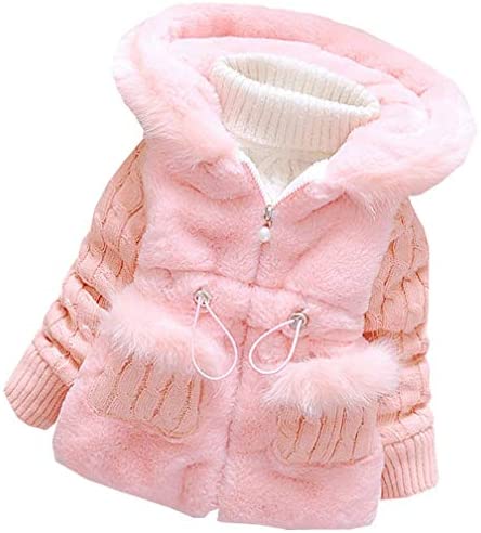 MINKIDFASHION Baby Girls Winter Autumn Warm Jacket Coat (US Size