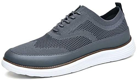 konhill Men's Mesh Sneakers Oxfords - Casual Lightweight Fashion Dress Shoes