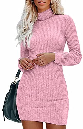 Women's Turtleneck Sweater Dress