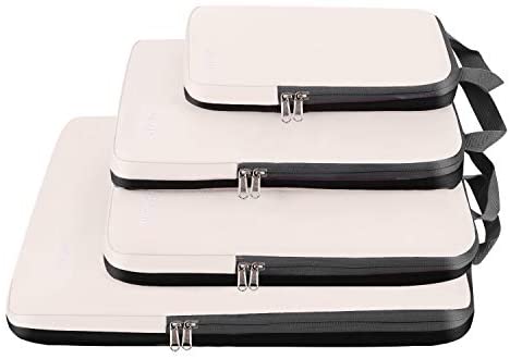 BAGAIL 4 Set/5 Set/6 Set Compression Packing Cubes Travel Expandable Packing Organizers