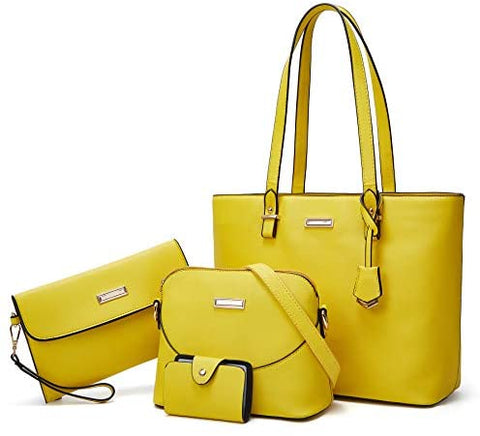 YNIQUE Satchel Purses and Handbags for Women Shoulder Tote Bags Wallets