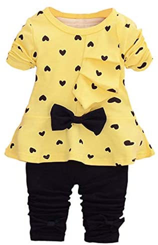 Baby Girls Infant Clothing Set Long Sleeve T Shirt Pants Kids Toddler Children Tops Outfits