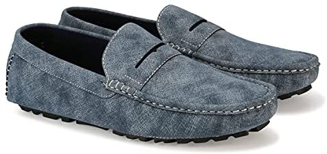 X RAY Footwear Men's The Hardeol Low Top Casual Walking Fashion Driver Shoe Loafer Shoe-Oxford, Penny Loafer, Polyvinyl Chloride Outsole