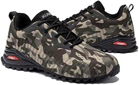 ikunka Womens Men's Tennis Shoes Men Casual Mens Fashion Sneakers Cross Training Shoe Outdoor Non-Slip Walking Footwear