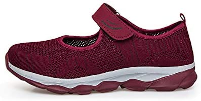 FitVille Slip On Shoes for Women Slipon Walking Shoes Lightweight Breathable Synthetic Fabric Soft Memory Foam Sole for Indoor Outdoor