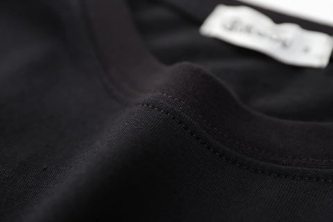 KLIEGOU Mens Cotton Hipster Crewneck T-Shirt with Zip Pocket(K218)