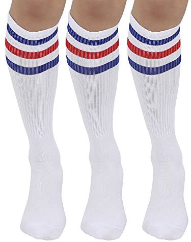 Joulli White Knee High Tube Socks 1-3 Pairs