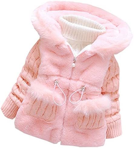 MINKIDFASHION Baby Girls Winter Autumn Little Kids Toddler Warm Jacket Coat