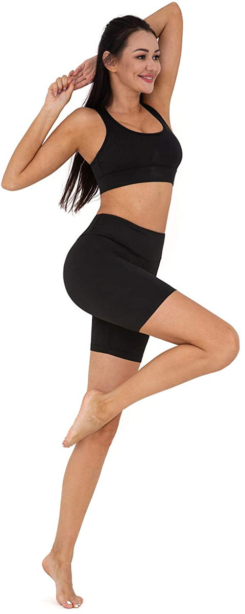 Workout Shorts for Women High Waisted Running Biker Shorts