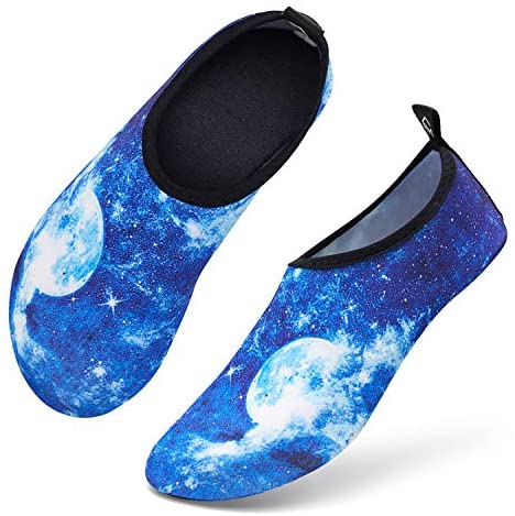 mysoft Women Men Water Shoes Barefoot Sports Aqua Yoga Socks for Beach Swim