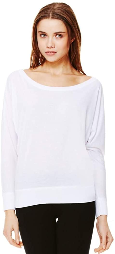 Bella Canvas Flowy L/S Off Shoulder Tee
