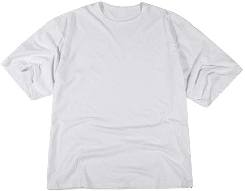Men's Oversized Round Neck Solid T Shirt