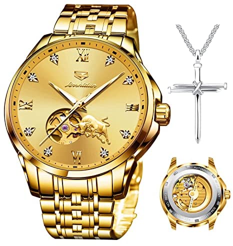 Men's Luxury Stainless Steel Sapphire Dial Watch