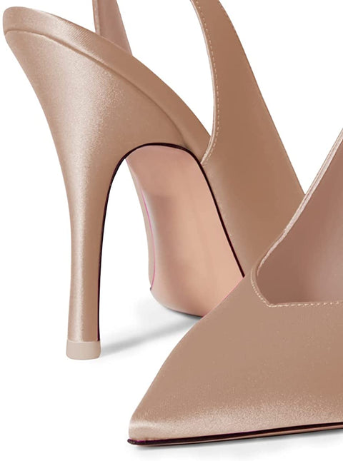 Women Classic Strappy Ankle Strap Lace up Mid Heels Pointed Toe Stylish Stiletto Sandals Slingback Pump Dress Wedding Prom Shoes Size 4-15 US