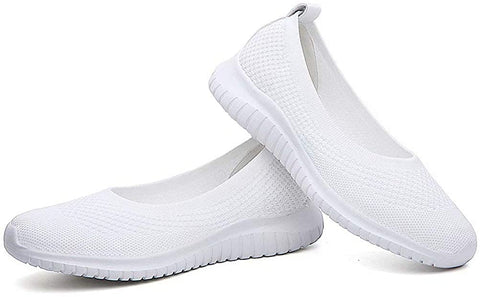 konhill Women's Comfortable Walking Shoes - Tennis Athletic Casual Slip On Sneakers