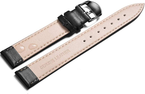 Quick Release Genuine Leather Watch Band Replacement