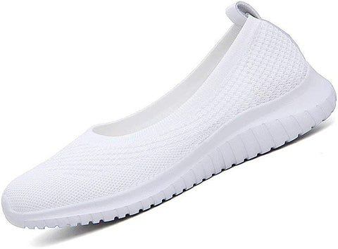 konhill Women's Comfortable Walking Shoes - Tennis Athletic Casual Slip On Sneakers