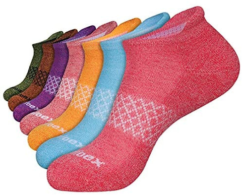 Womens Ankle Socks 7-Pack Cushioned Athletic Running Socks with Tab