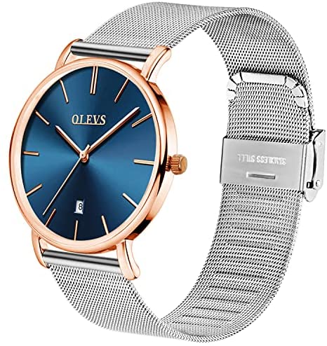 Minimalist Mesh Ultra Thin Watches for Men
