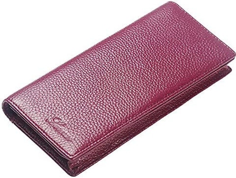 Lavemi RFID Blocking Ultra Slim Real Leather Credit Card Holder Clutch Wallets for Women