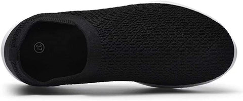 konhill Women's Comfortable Walking Shoes - Slip on Nursing Tennis Casual Work Sneakers