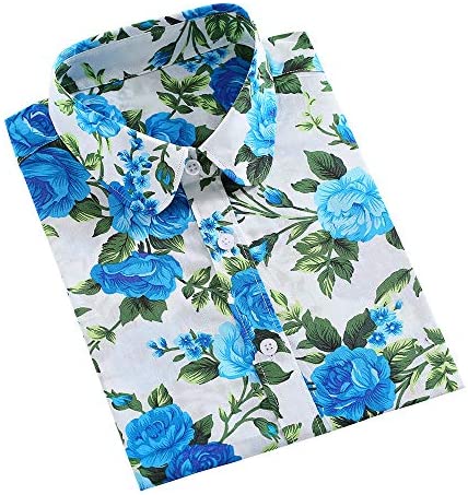 Women's Tropical Floral Printed Long Sleeve Shirts