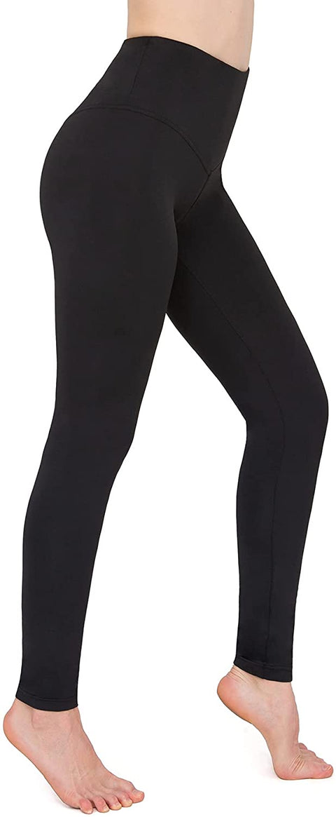 Black Leggings for Women High Waisted Stretch Leggings Full-Length