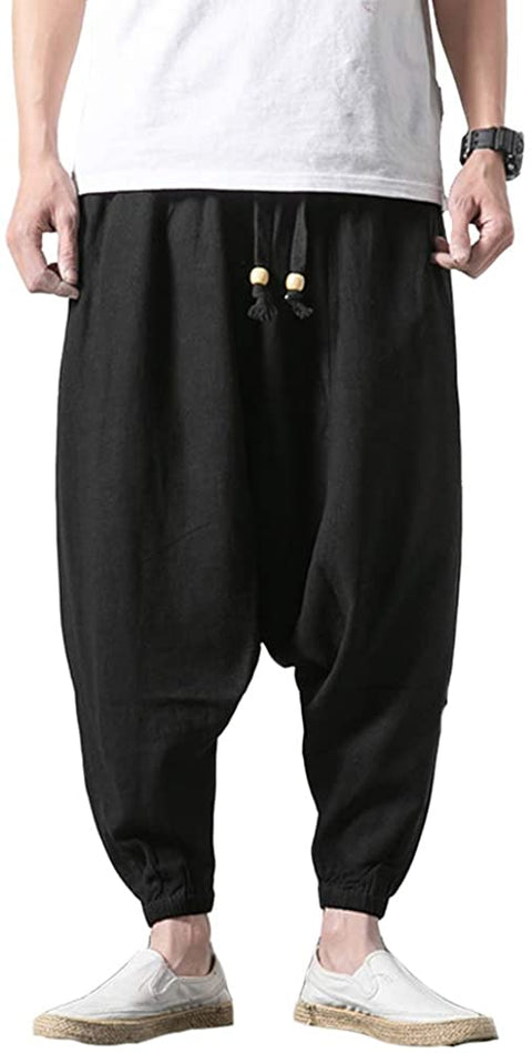Men's Aladdin Hippie Loose Baggy Yoga Harem Pants