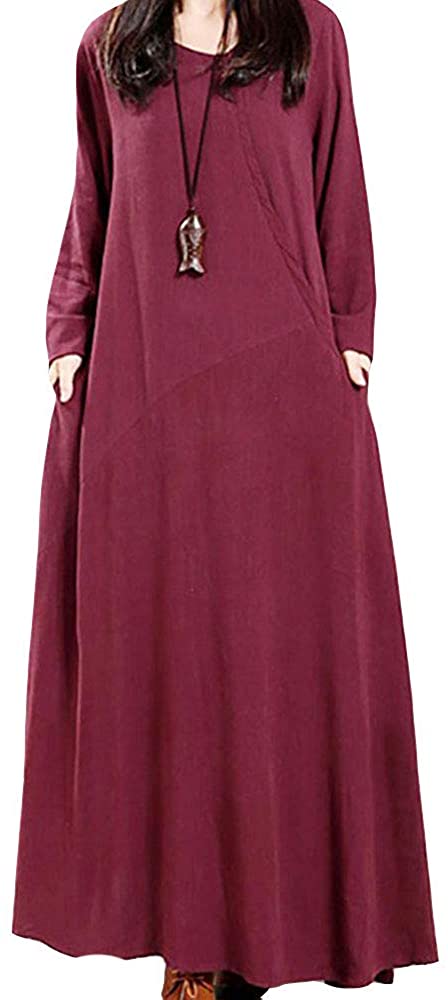 Women's Round Neck Fashion Spring Summer Long Sleeve Skirt
