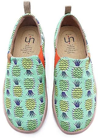UIN Women's Hawaii Slip On Summer Spring Travel Canvas Fashion Sneaker Art Painted Shoes
