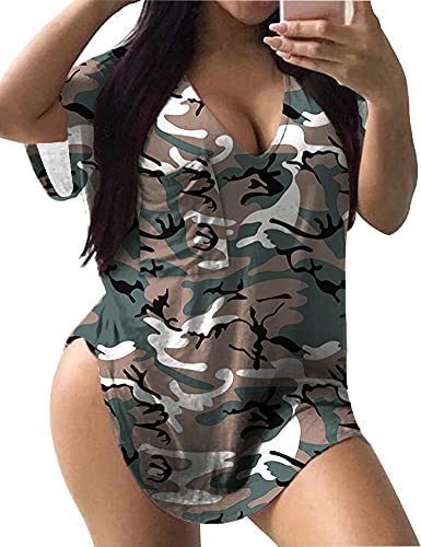 Plus Size Tops for Women Tie Dye Print Casual Scoop Collar T Shirts with Pockets