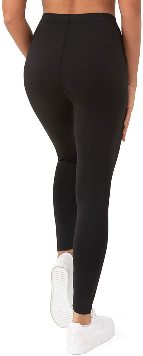 Leggings for Women, Stretch Mid-Rise Leggings, Not See Through Workout Leggings
