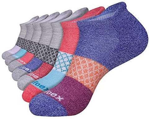 Womens Ankle Socks 7-Pack Cushioned Athletic Running Socks with Tab