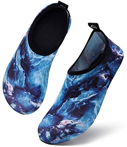 mysoft Women Men Water Shoes Barefoot Sports Aqua Yoga Socks for Beach Swim