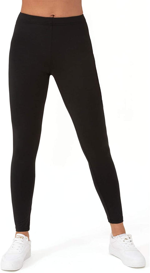 Leggings for Women, Stretch Mid-Rise Leggings, Not See Through Workout Leggings