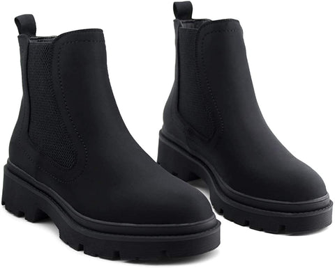 Women Lycra Chelsea Boots Low Heel Elastic Ankle Boots